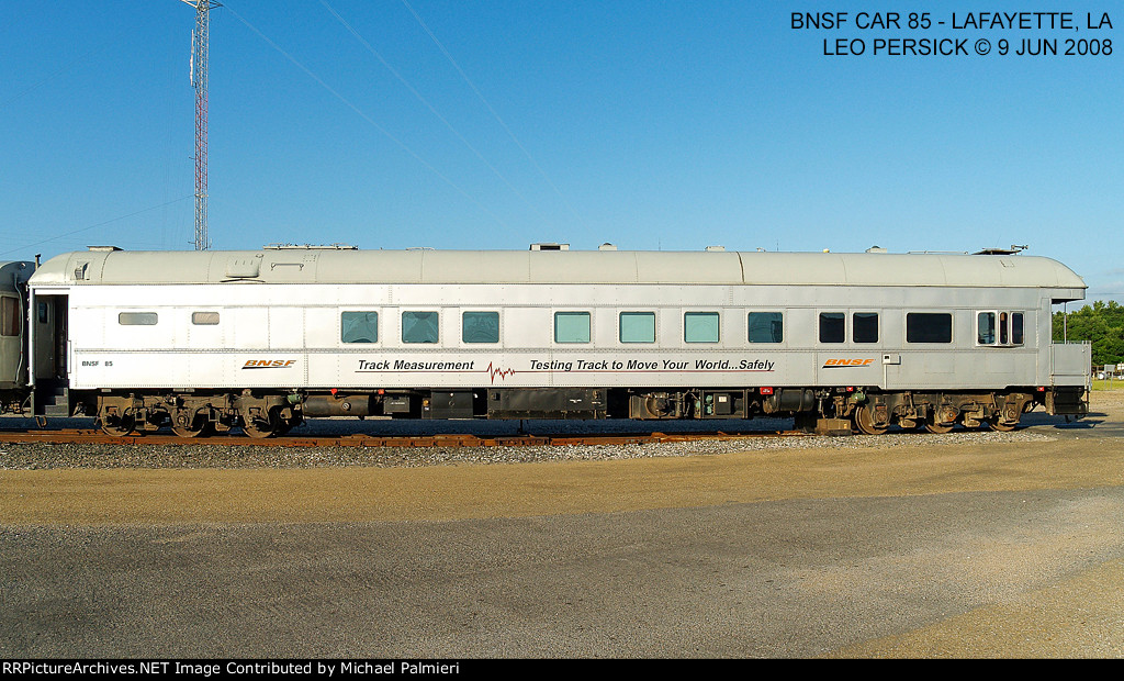 BNSF Track Geometry Inspection Car 85